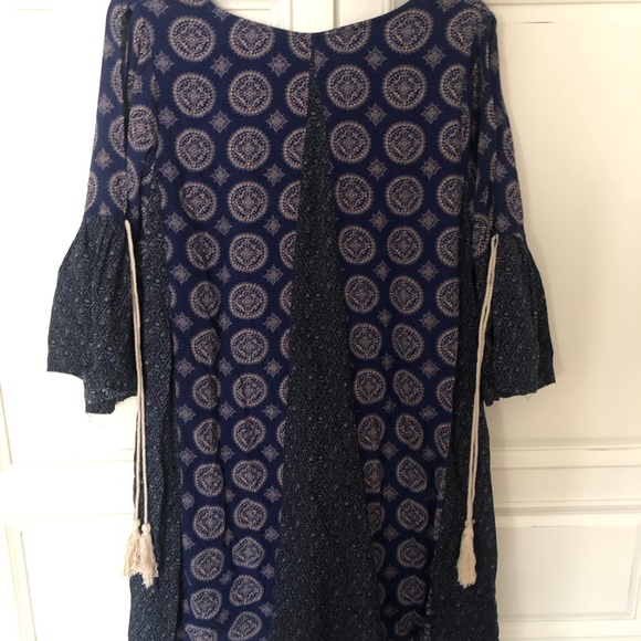 easel Dresses Easel Womens Navy Tunic Dress Poshmark